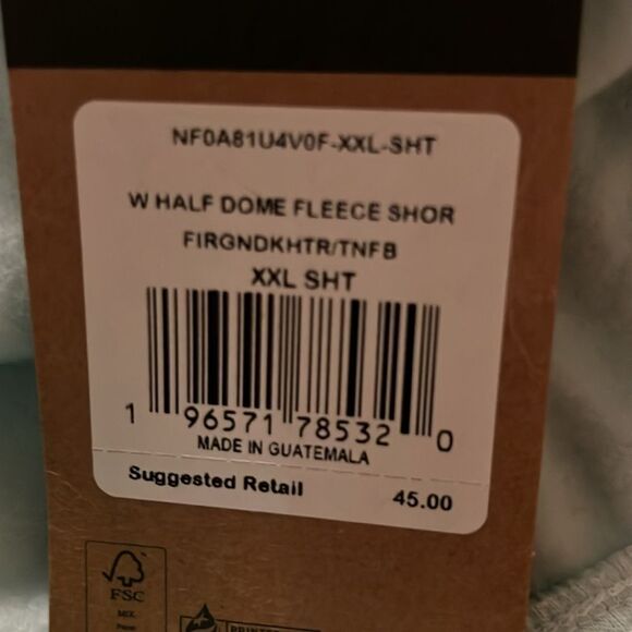 š TheāNorth Face Women's Half Dome Fleece Shorts, XXL, Skylight Blue - Picture 4 of 7